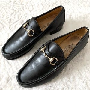 GUCCI Vintage 1953 Horsebit Leather Loafer 40.5